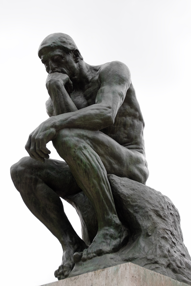 The Thinker by Rodin