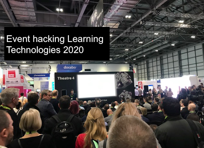 Exhibition hall at Learning Technologies 2019