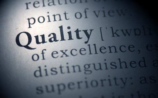Dictionary definition of the word Quality.