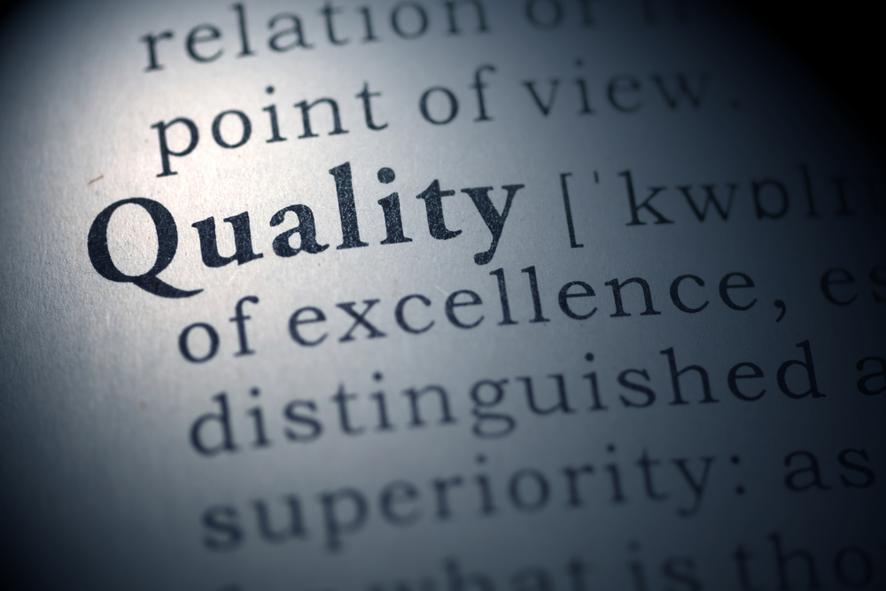 Dictionary definition of the word Quality.
